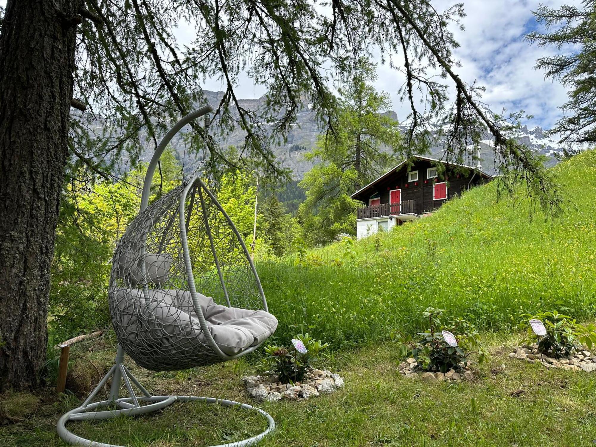 Center, Sauna, View - Haus Linaria Leukerbad Exterior foto